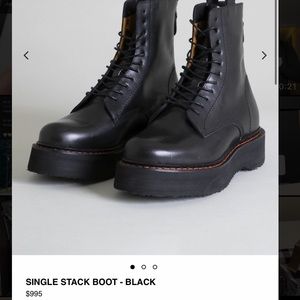r13 designer combat boots